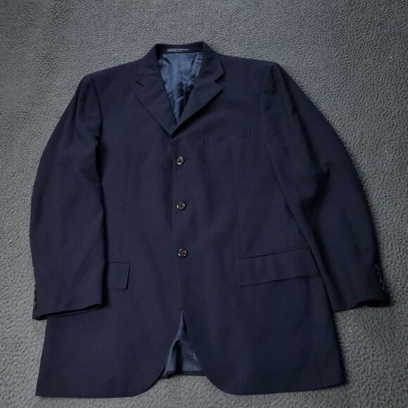 Polo Ralph Lauren Wool Blazer Blue Mens 40R - Picture 1 of 11